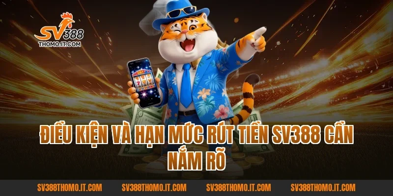 Điều kiện và hạn mức Rút tiền SV388 cần nắm rõ
