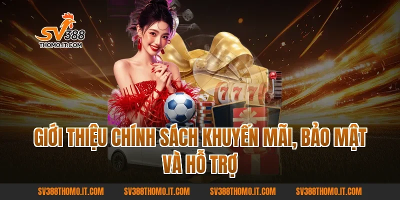 Giới thiệu chính sách khuyến mãi, bảo mật và hỗ trợ