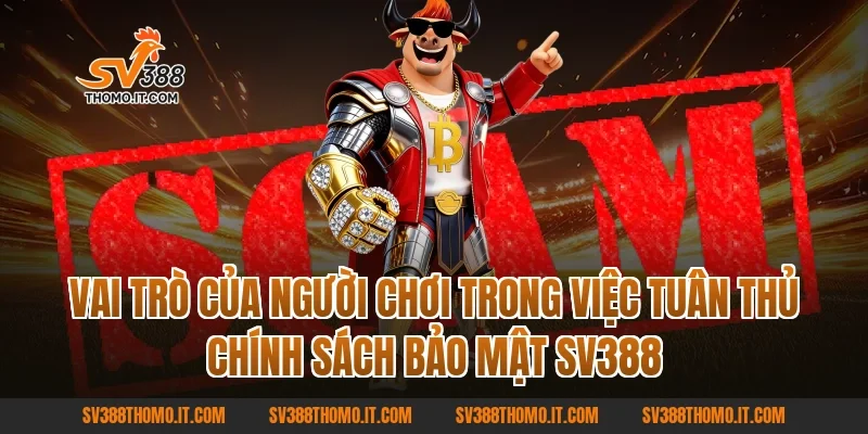 Vai trò của người chơi trong việc tuân thủ Chính Sách Bảo Mật SV388